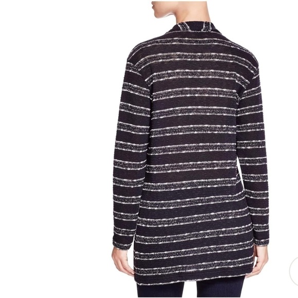 𝅺THREE Dots Anthropologie Metallic Open Cardigan Sweater - Picture 2 of 10